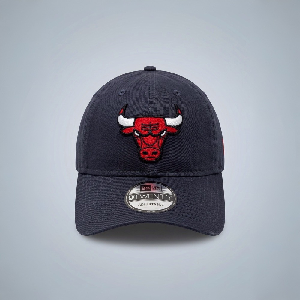 New Era 9TWENTY Chicago Bulls Hat Adjustable Strapback Cap Black NBA Basketball